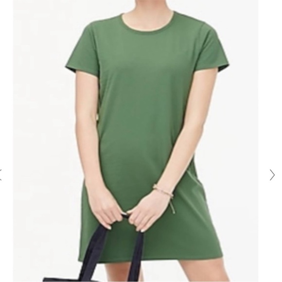 J. Crew Green Tee Shirt Dress Small NEW - Picture 1 of 7